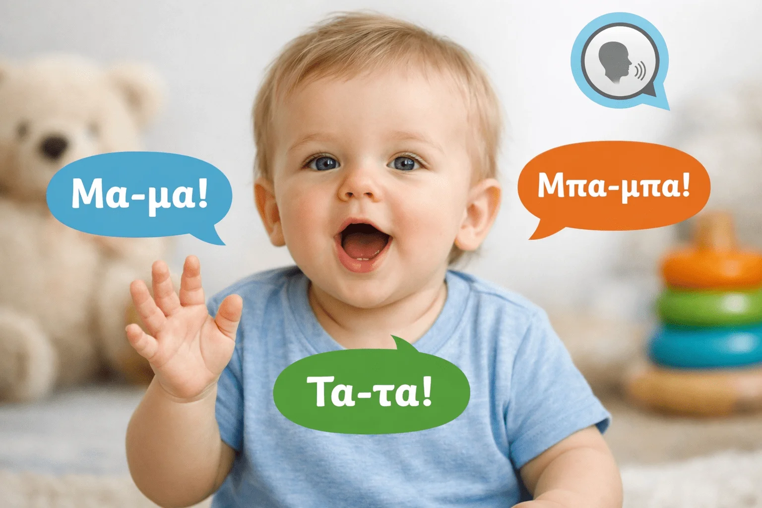 You are currently viewing Πώς να διευκολύνουμε την ανάπτυξη του λόγου στα παιδιά από τη γέννηση τους έως το 1ο έτος;